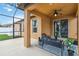 Relaxing screened patio with seating area, perfect for outdoor enjoyment at 5009 Torchwood Dr, Minneola, FL 34715
