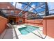 Private screened pool and patio area at 8975 Candy Palm Rd, Kissimmee, FL 34747