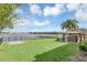 Large backyard with gazebo, hot tub, and lake access at 621 E Wildmere Ave, Longwood, FL 32750