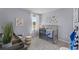 Charming Bedroom with crib and nautical theme decor at 2638 Sage Valley Way, Winter Haven, FL 33884