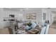 Bright dining area with seating for six at 2634 Sage Valley Way, Winter Haven, FL 33884