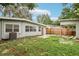 View of the back of the house, showcasing the patio and yard at 4221 Mizell St, Orlando, FL 32812