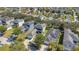 Aerial view of house and surrounding neighborhood at 2053 Nobscot Pl, Apopka, FL 32703