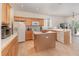 Bright kitchen with an island and ample cabinetry at 15543 Pebble Ridge St, Winter Garden, FL 34787