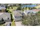Two story house, aerial view at 15543 Pebble Ridge St, Winter Garden, FL 34787