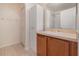 Simple bathroom with a single vanity and a shower at 15543 Pebble Ridge St, Winter Garden, FL 34787