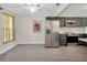 Modern kitchen with stainless steel appliances at 500 Teacup Springs Ct, Winter Garden, FL 34787