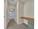 Bright hallway with built-in desk and access to additional rooms at 1136 Lake Baldwin Ln, Orlando, FL 32814