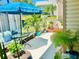 Relaxing patio area featuring seating and potted plants at 10301 Us Highway 27 # 85, Clermont, FL 34711