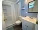 Clean bathroom with a shower/tub combo and updated vanity at 10301 Us Highway 27 # 85, Clermont, FL 34711