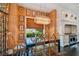 Charming breakfast area with a dark wood table and bamboo chairs at 2228 Azalea Pl, Winter Park, FL 32789