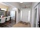 Inviting entryway with tile flooring and access to dining room and kitchen at 1545 Blue Sky Blvd, Haines City, FL 33844