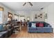 Spacious living room with hardwood floors and open floor plan at 621 Oaklando Dr, Altamonte Springs, FL 32714