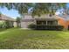 Spacious backyard with covered patio and lush landscaping at 226 W Tarrington Dr, Deland, FL 32724