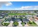 Community overview showcasing several homes with solar panels at 653 Persian Dr, Haines City, FL 33844