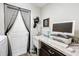 Laundry room with utility sink and workspace at 653 Persian Dr, Haines City, FL 33844