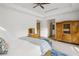 Bright bedroom with a comfy bed and built-in wardrobe at 830 Oakdale St, Windermere, FL 34786