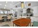 Kitchen features a breakfast bar, granite countertops and custom cabinetry at 6320 S Sylvan Lake Dr, Sanford, FL 32771
