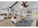 Open concept living area with high ceilings and loft at 6320 S Sylvan Lake Dr, Sanford, FL 32771