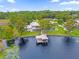 Lakefront home with private dock, pool, and beautiful landscaping at 6320 S Sylvan Lake Dr, Sanford, FL 32771