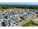 Aerial view of community with various stages of construction at 332 Belmond Dr, Debary, FL 32713