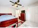 Spacious bedroom with a double bed and ample closet space at 6742 Pomeroy Cir, Orlando, FL 32810