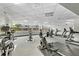 Fitness center with cardio and weight equipment at 322 E Central Blvd # 1807, Orlando, FL 32801