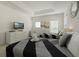 Bedroom with two twin beds and a shared bathroom at 4511 Monado Dr, Kissimmee, FL 34746