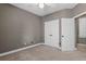 Bedroom with double door closet and ceiling fan at 41 E Spruce St, Orlando, FL 32804