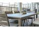 Outdoor dining area on a covered patio at 4535 Narrative Ln, Kissimmee, FL 34746