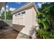 Ample storage shed with double doors and window at 411 Sheridan Blvd, Orlando, FL 32804