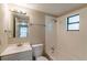 Updated bathroom with a shower/tub combo and vanity at 1506 W 16Th St, Sanford, FL 32771