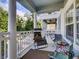 Private balcony with chairs and small table, great for relaxing at 535 Crimson Ln, Winter Springs, FL 32708