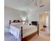 Spacious bedroom with a double bed and access to a hallway at 535 Crimson Ln, Winter Springs, FL 32708