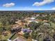 Aerial view of home and neighborhood near the lake at 810 S Galena Ave, Minneola, FL 34715