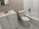 Clean bathroom with bathtub, toilet, and vanity at 512 W Ella J Gilmore St, Apopka, FL 32703