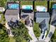 Aerial view showing home's location and neighborhood at 5418 S Bracken Ct, Winter Park, FL 32792
