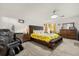 Spacious Primary bedroom with a large bed and plenty of room at 348 Sand Ridge Dr, Davenport, FL 33896