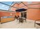 Screened patio with hot tub and seating area at 3004 Bird Of Paradise Ln, Kissimmee, FL 34747