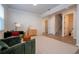 Spacious living room with hardwood floors and a view of the entry at 5653 Oak Knoll Dr, St Cloud, FL 34771