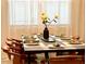 Spacious dining room with a large table, chairs, and modern decor at 2104 Fleming Mist Pl, Kissimmee, FL 34747