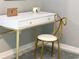 Bedroom with vanity and gold chair at 2104 Fleming Mist Pl, Kissimmee, FL 34747