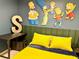 Simpsons-themed bedroom with yellow bedding at 2104 Fleming Mist Pl, Kissimmee, FL 34747