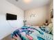 Bedroom with Lilo and Stitch bedding and wall decor at 8931 Sydney Ave, Kissimmee, FL 34747
