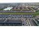 Aerial view of townhomes and community features at 8931 Sydney Ave, Kissimmee, FL 34747