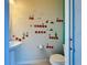 Small bathroom with Super Mario wall decals at 8931 Sydney Ave, Kissimmee, FL 34747