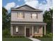 Two-story home with gray siding and stone accents at 344 Belmond Dr, Debary, FL 32713