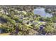 Aerial view of houses by the lake at 1780 Grand Oak Dr, Apopka, FL 32703