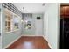 Bright breakfast nook with window seat and exterior door at 22011 Belgian Ct, Mount Dora, FL 32757