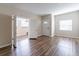 Spacious living area featuring hardwood floors and an open layout at 3121 Bon Air Dr, Orlando, FL 32818